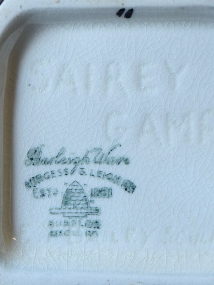 バーレイ社のバックスタンプ