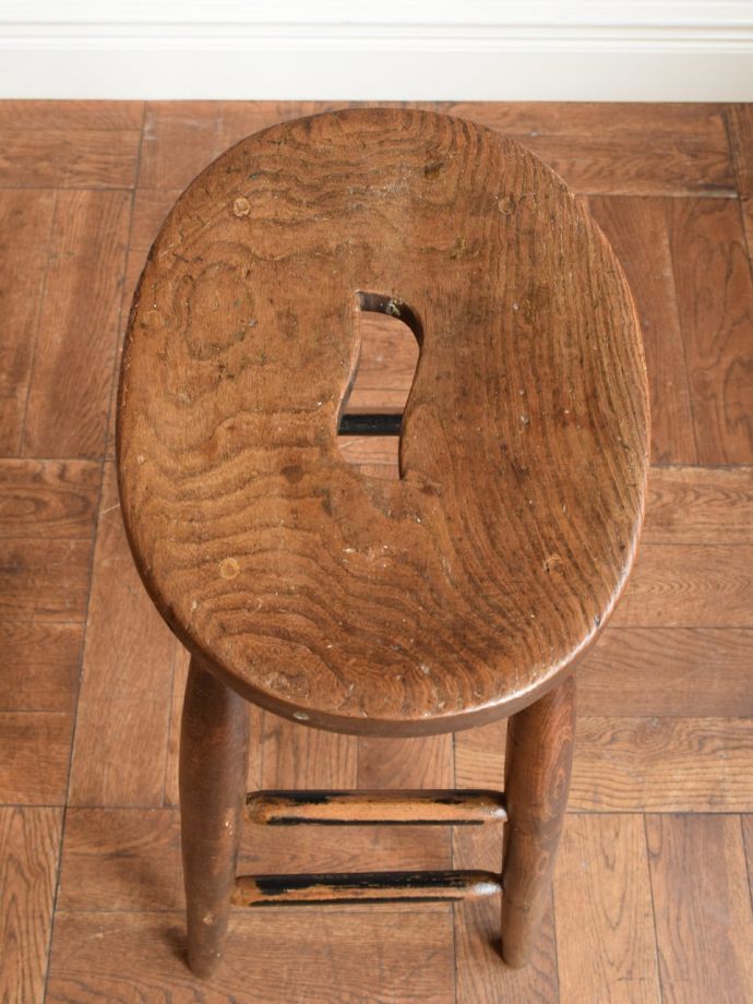 アンティークスツールの座面