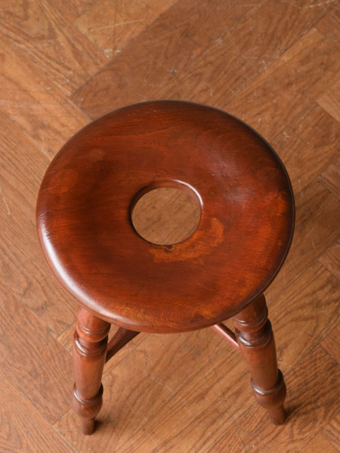 アンティークスツールの座面