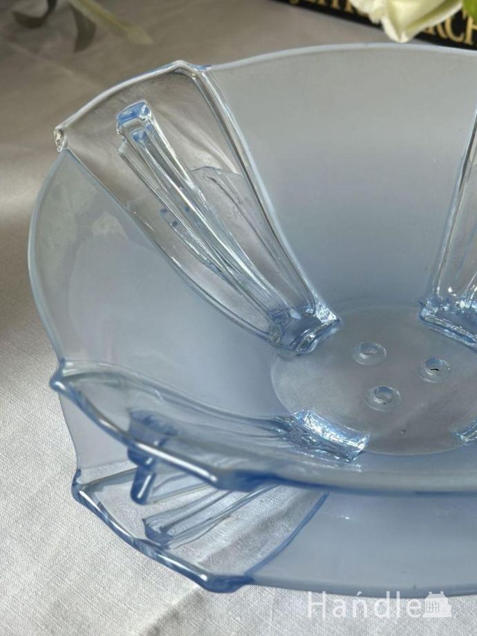 アンティークガラスのプレート