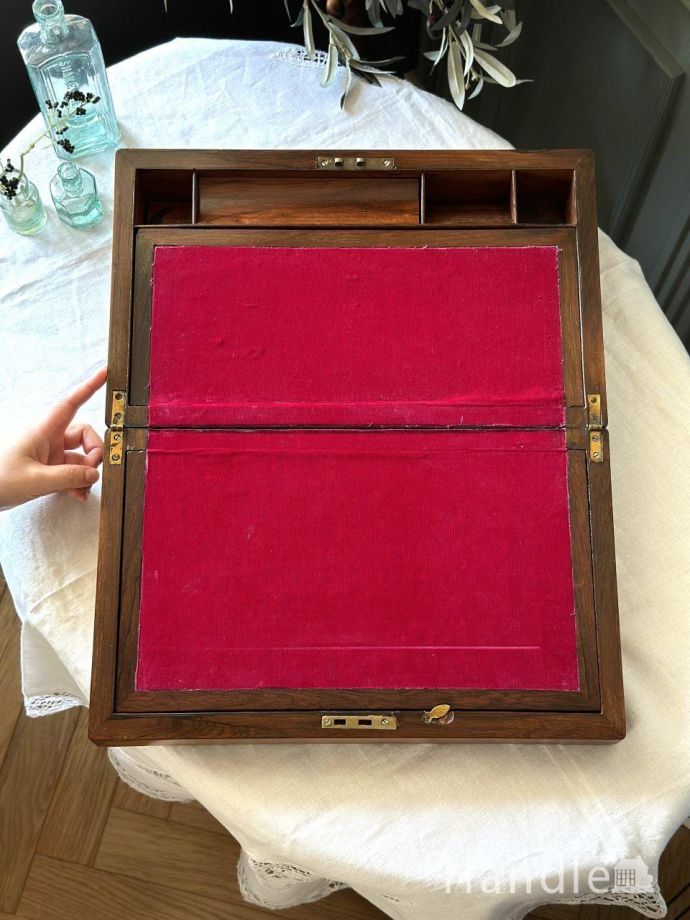 アンティーク雑貨 +09 イギリスから届いたアンティークのボックス、マザーオブパールが