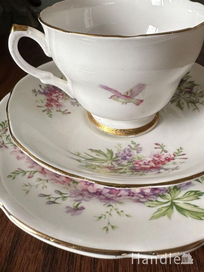 アンティークのカップ&ソーサー(トリオ)