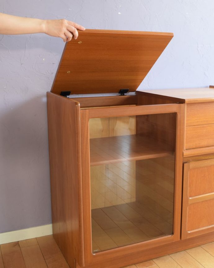 アンティークのキャビネット アンティーク家具 ネイサン キャビネット 手入り(m-734-f)