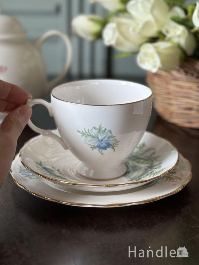 イギリスのカップ&ソーサー(トリオ)