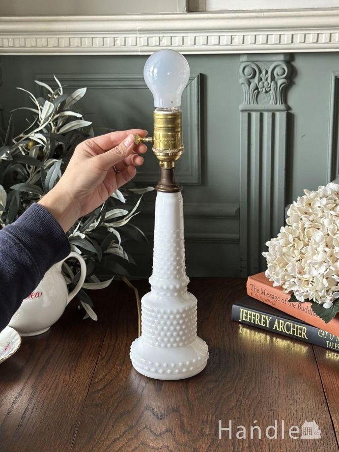 テーブルランプのスイッチ