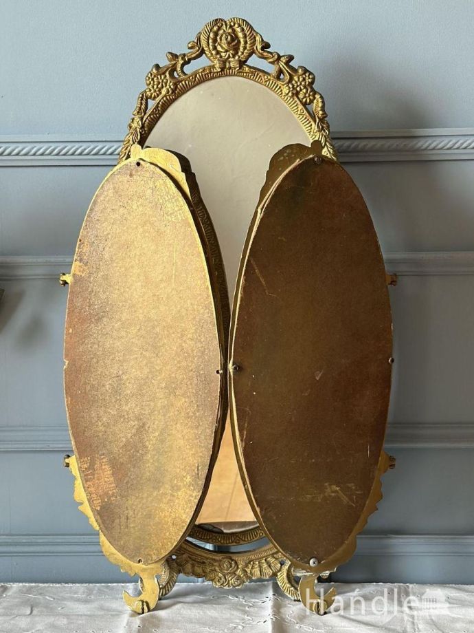 アンティークの三面鏡
