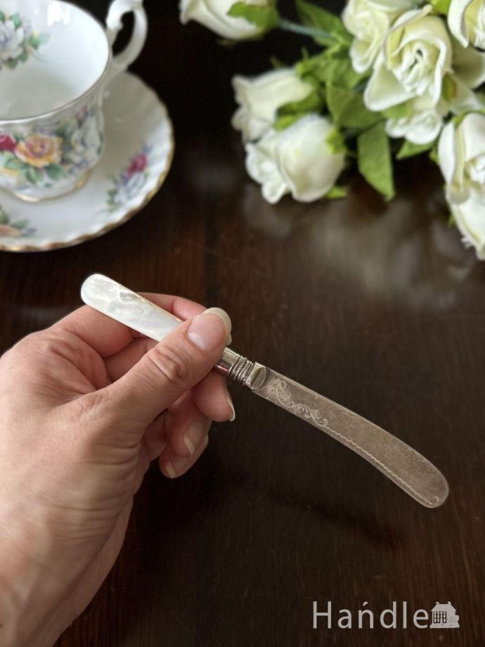 イギリスから届いたアンティークシルバーのカトラリー