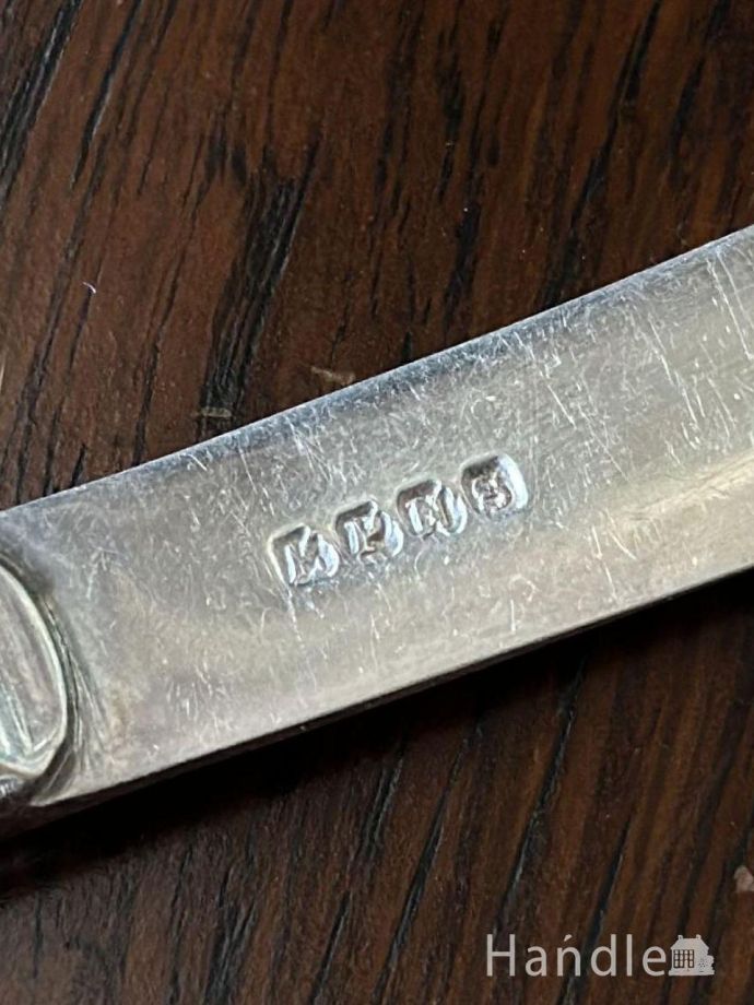 イギリスから届いたアンティークシルバーのカトラリー