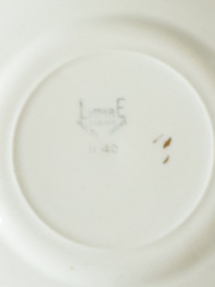 プレートのバックスタンプ