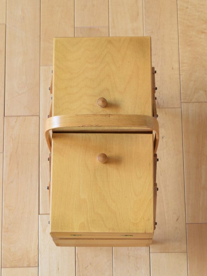 ソーイングボックスの天板