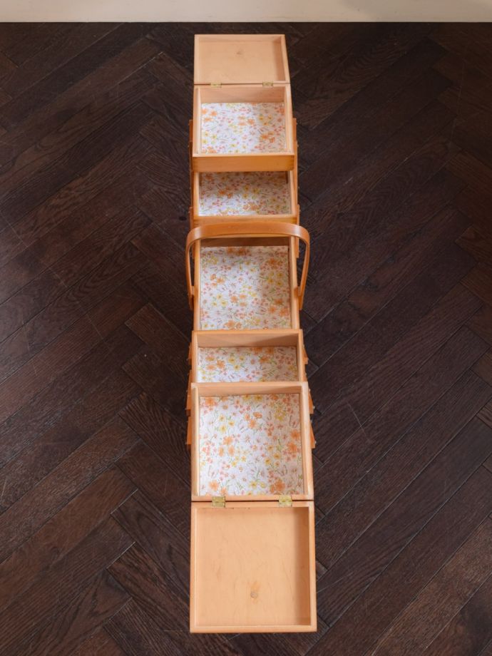 ソーイングボックスの中