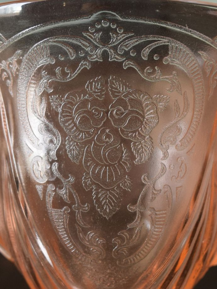 アンティークガラスの花器