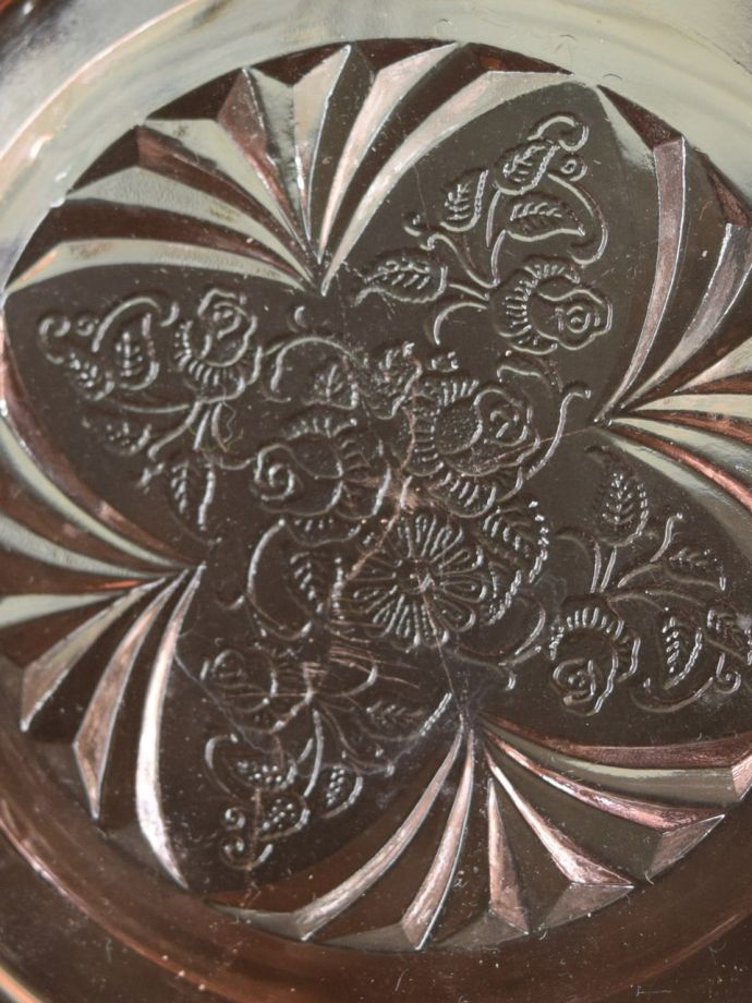 アンティークガラスの器