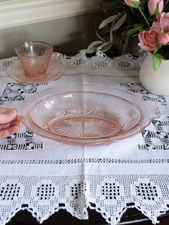 アンティークのガラス食器