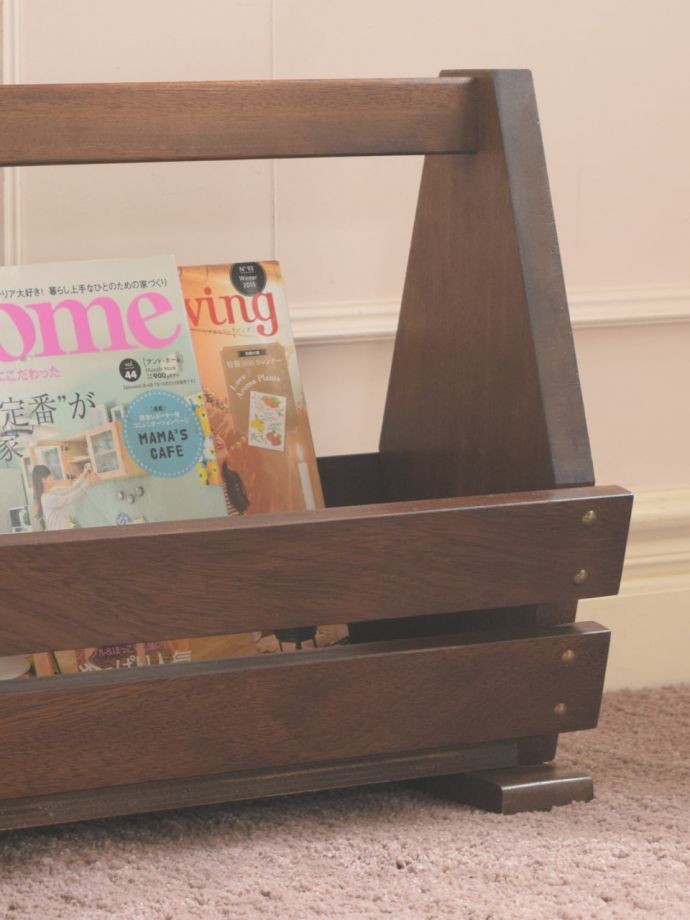 おしゃれなマガジンラックの収納量