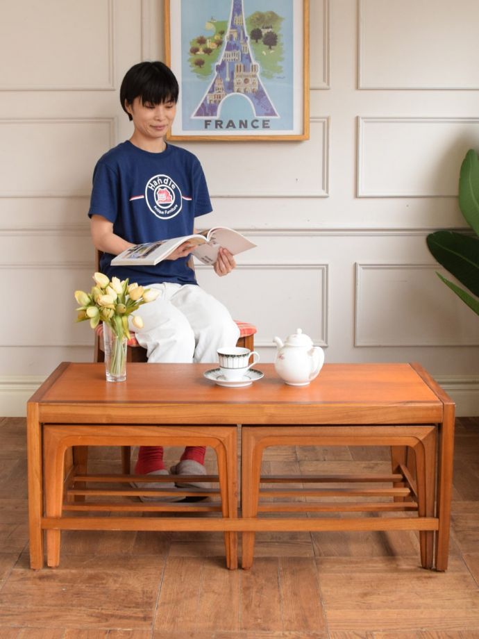 北欧スタイルのおしゃれなネストテーブル