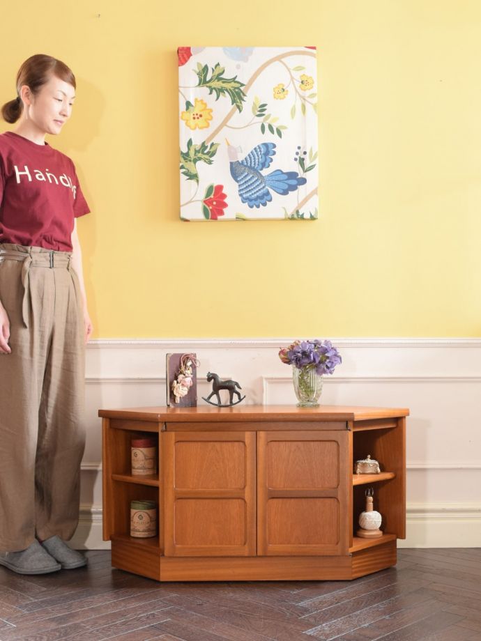 北欧スタイルのビンテージキャビネット