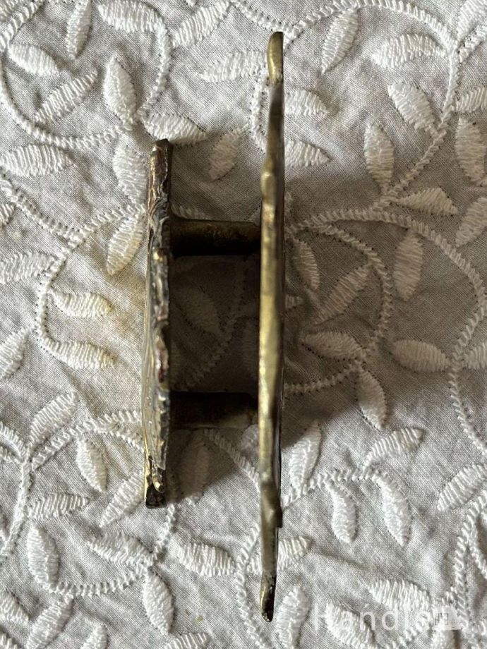 アンティークの真鍮レターラック