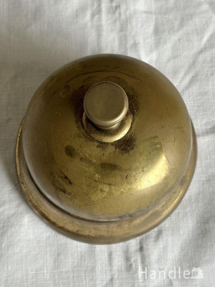 アンティークのおしゃれなフロントベル、真鍮で出来たおしゃれな卓上