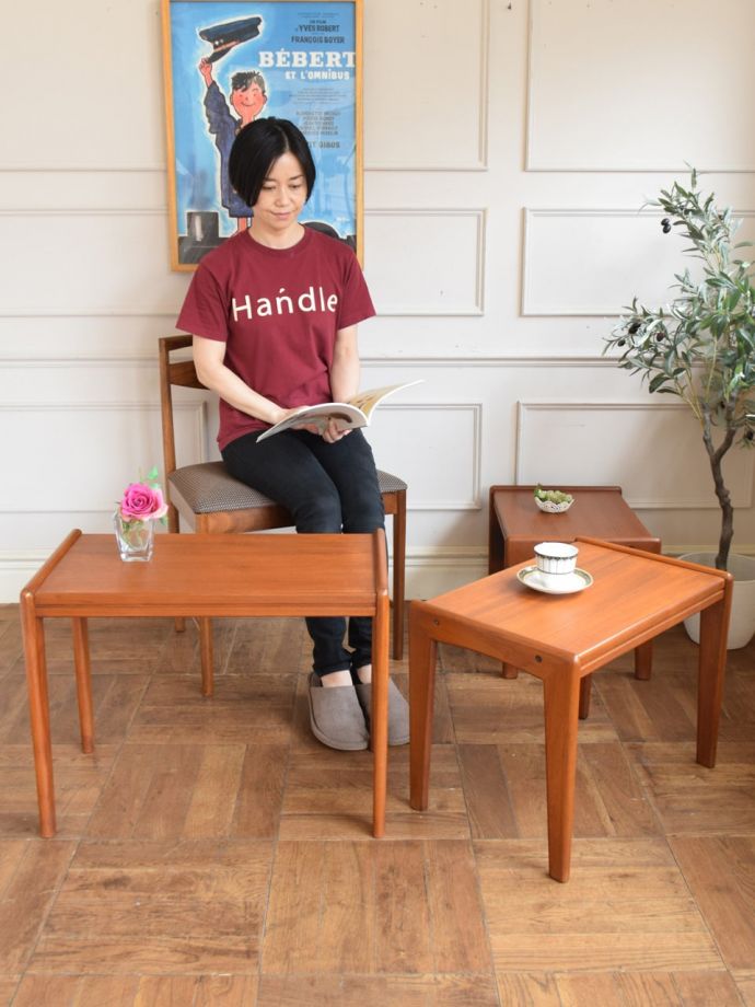 北欧スタイルのおしゃれなネストテーブル