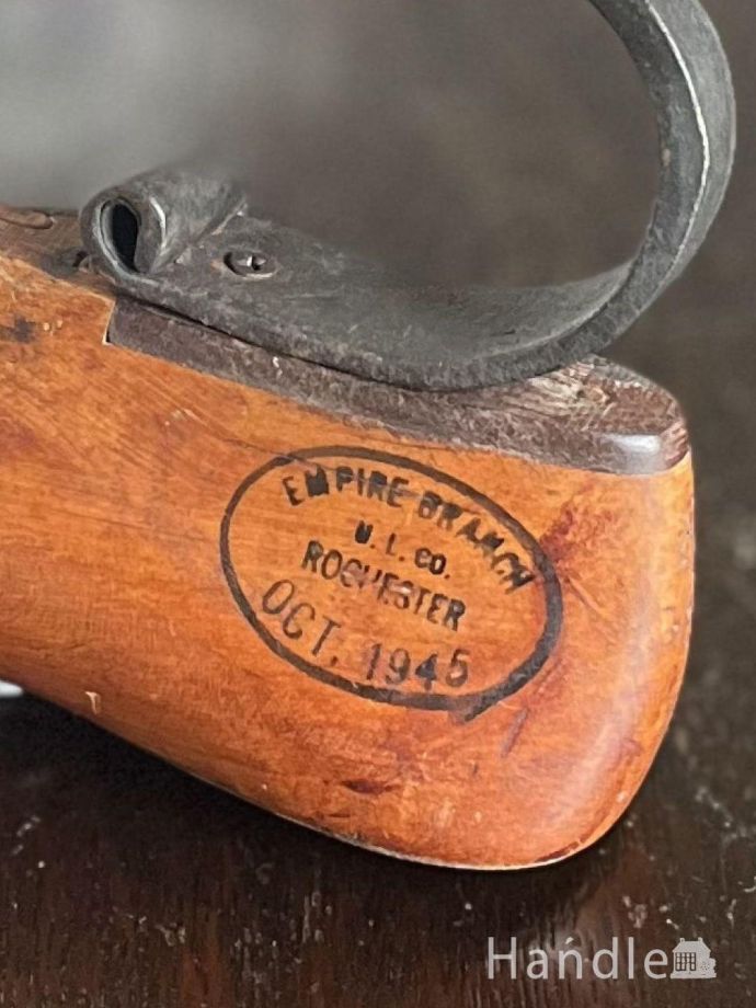 アンティークの木靴