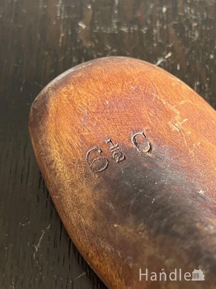 アンティークの木靴