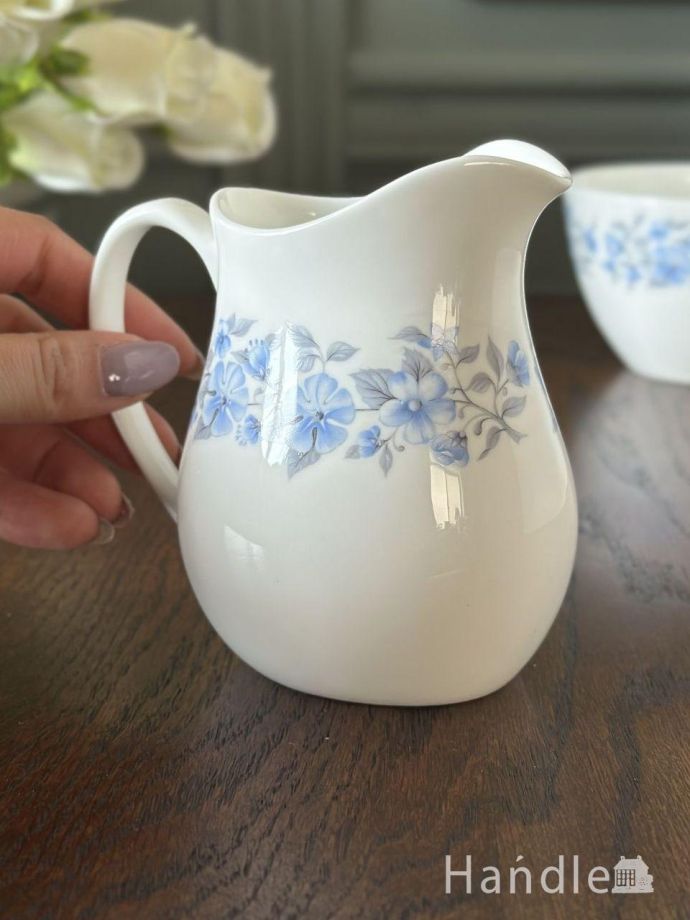 ウェッジウッド(Wedgwood)の陶磁器、ペトラのアンティークミルク
