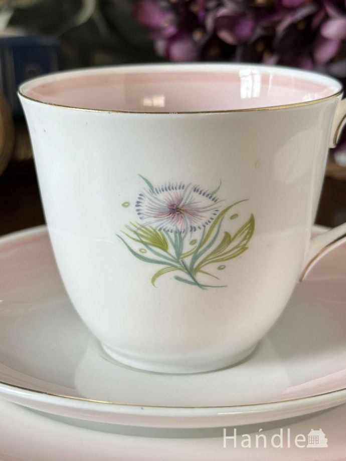 アンティークのカップ&ソーサー(トリオ)