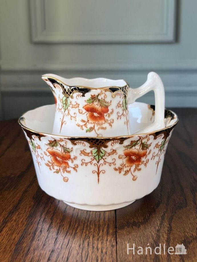 ミルクピッチャー&ボウルのセット