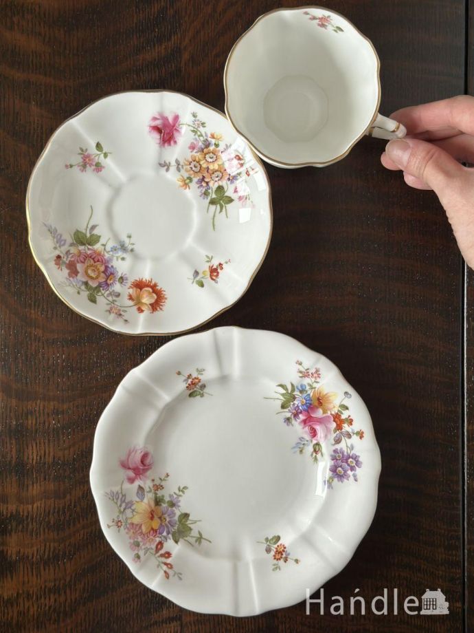 英国アンティークのロイヤルクラウンダービー、DERBY POSIESポジー