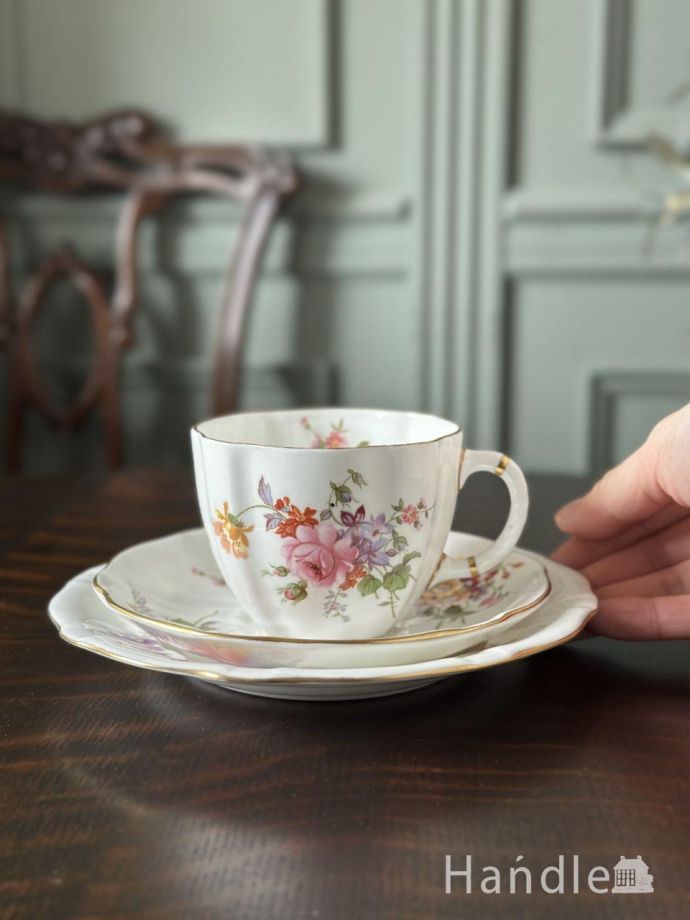 英国アンティークのロイヤルクラウンダービー、DERBY POSIESポジー