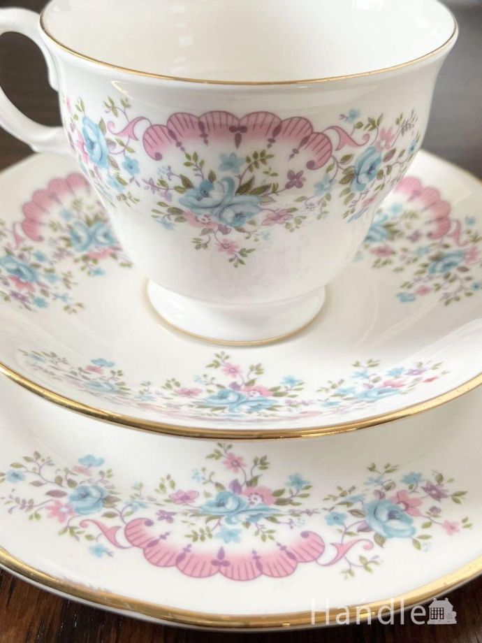 アンティークのカップ&ソーサー(トリオ)