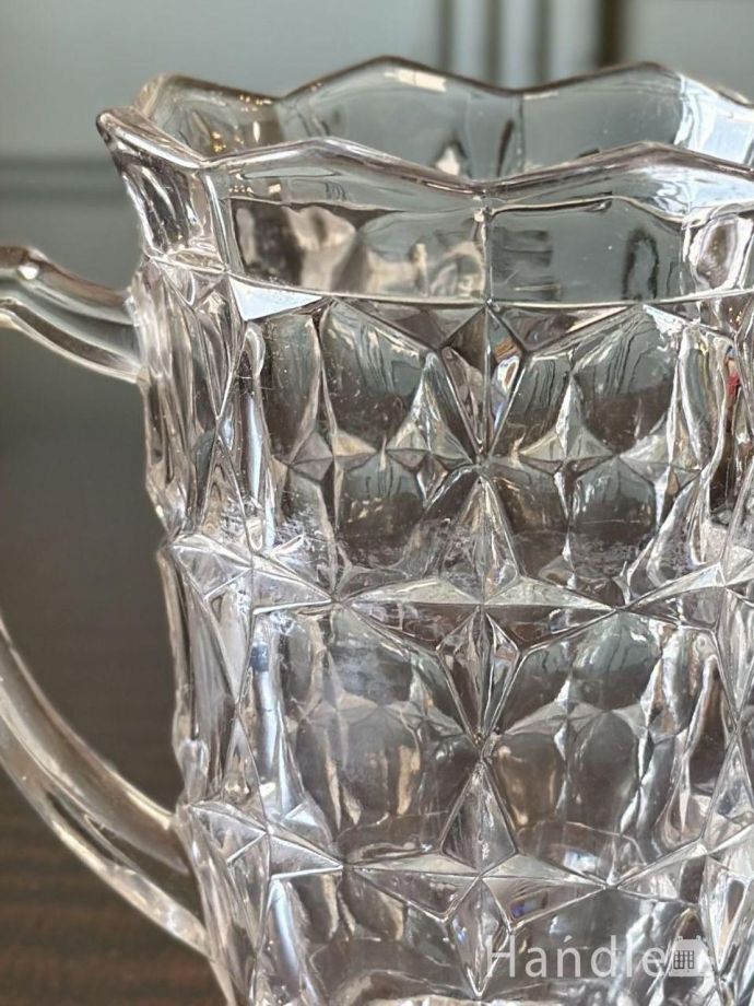 アンティークガラスの食器、セロリーベース