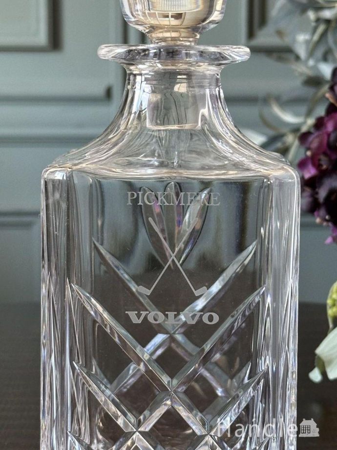 アンティークガラスのデカンタ