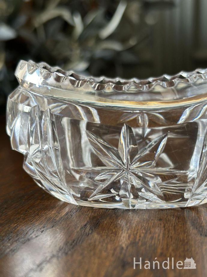 アンティークガラスのボウル