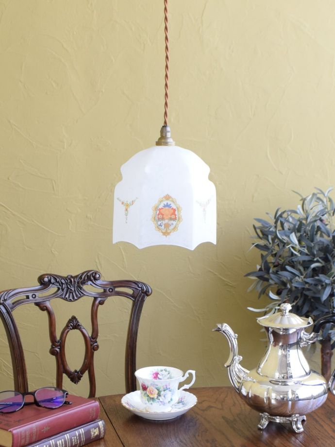 アンティークの照明、ペンダントライト