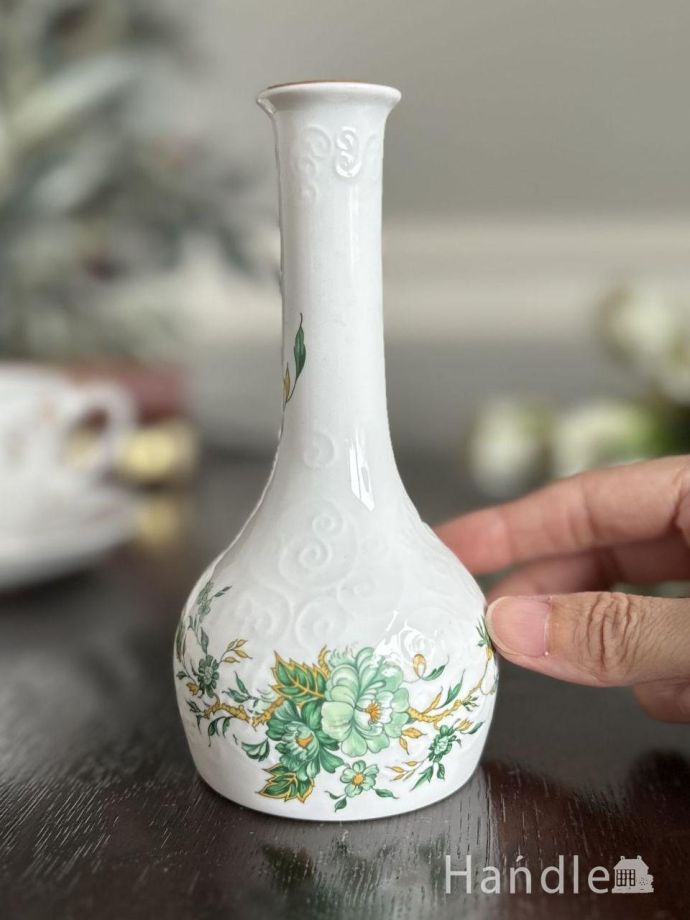 イギリスから届いたクラウンスタッフォードシャーの花瓶、九龍の
