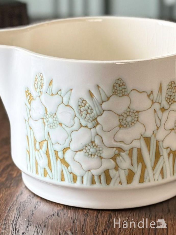 イギリスのビンテージ食器、ホーンジー社のFleur（フルール）のミルク