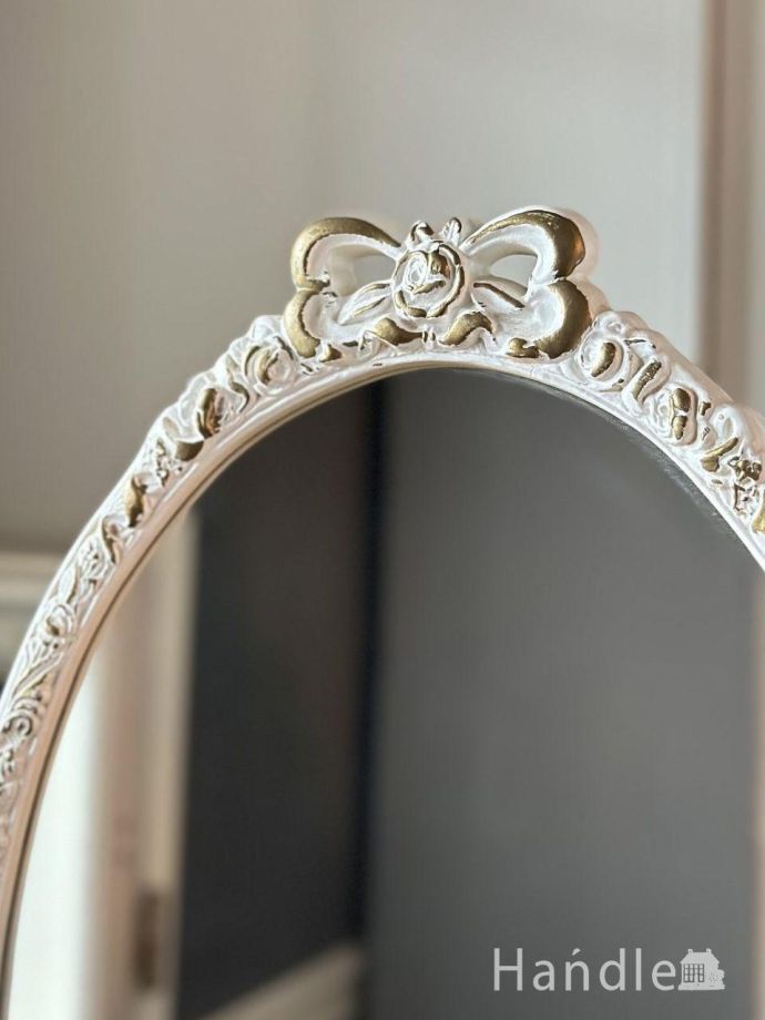 アンティークの卓上ミラー