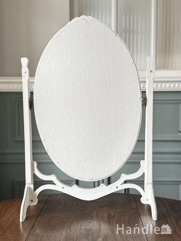 アンティークミラーの裏側