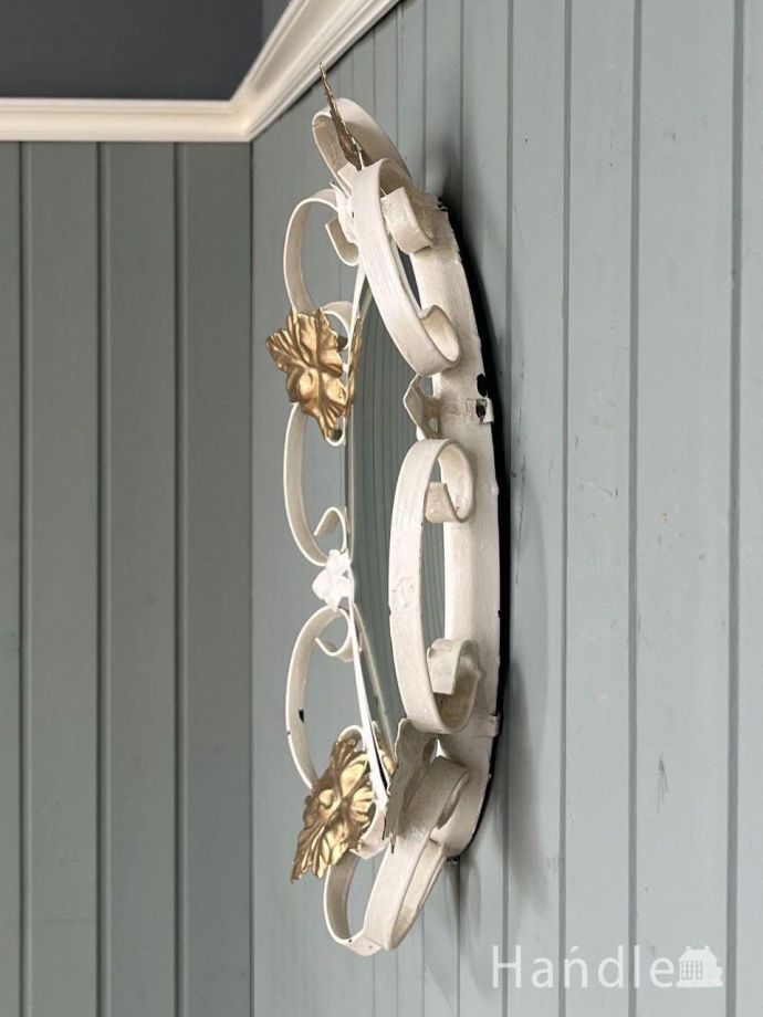 アンティークミラーの側面