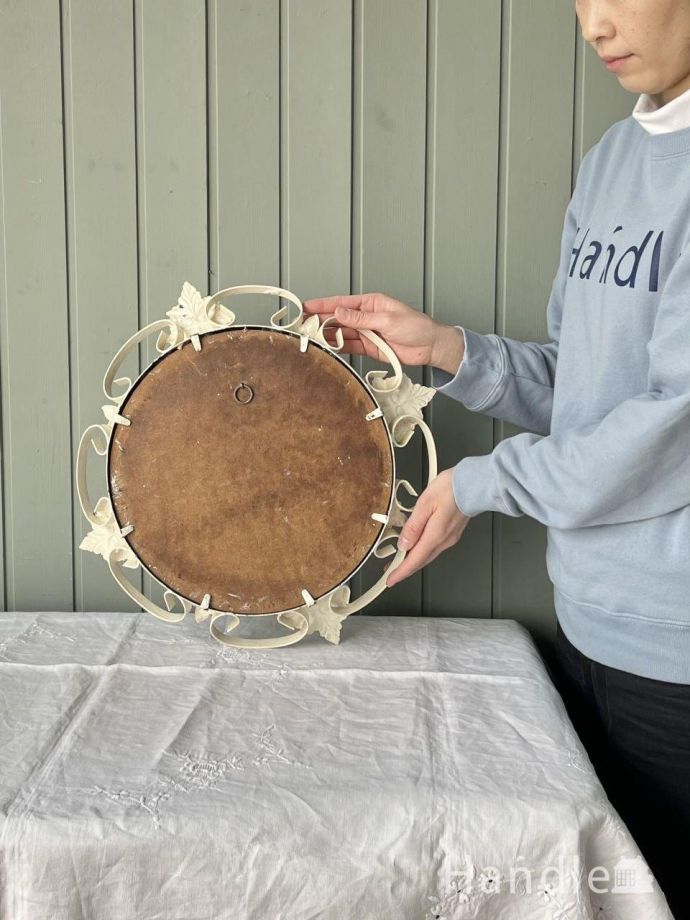 アンティークミラーの裏側