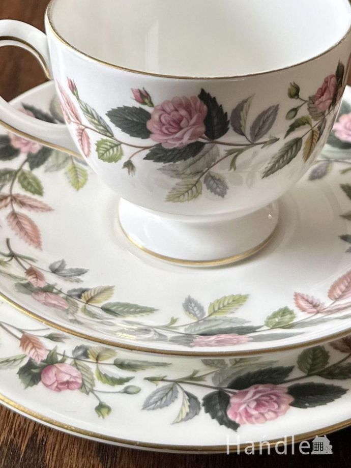 アンティークのカップ&ソーサー(トリオ)