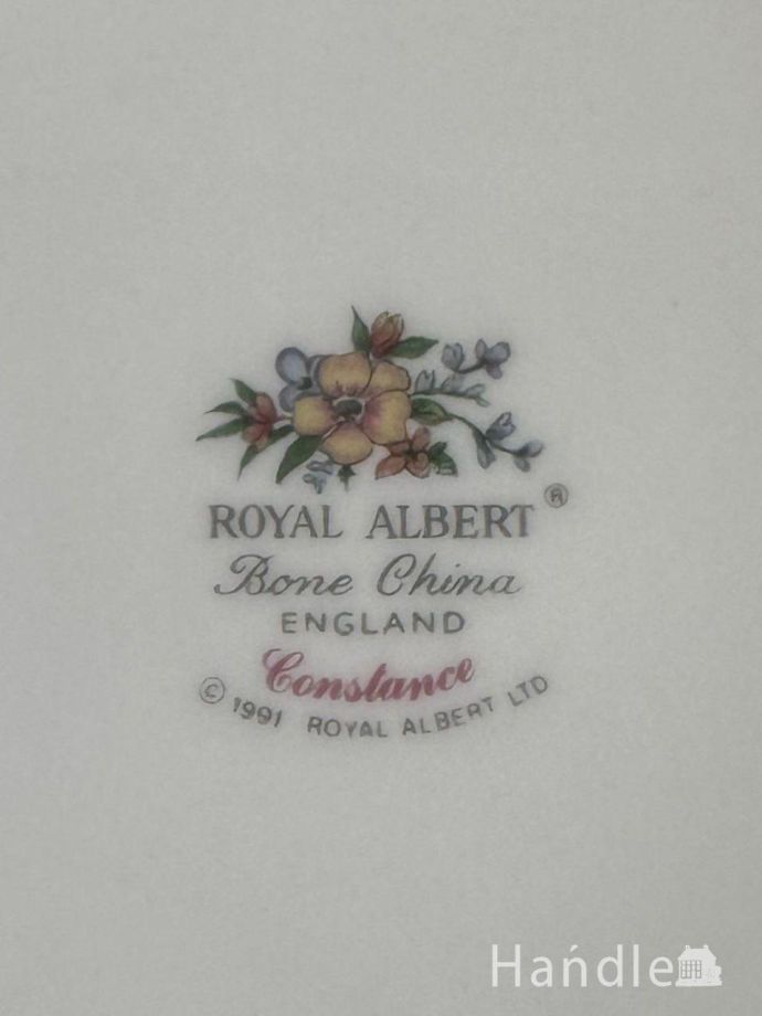 カップ&ソーサーのバックスタンプ