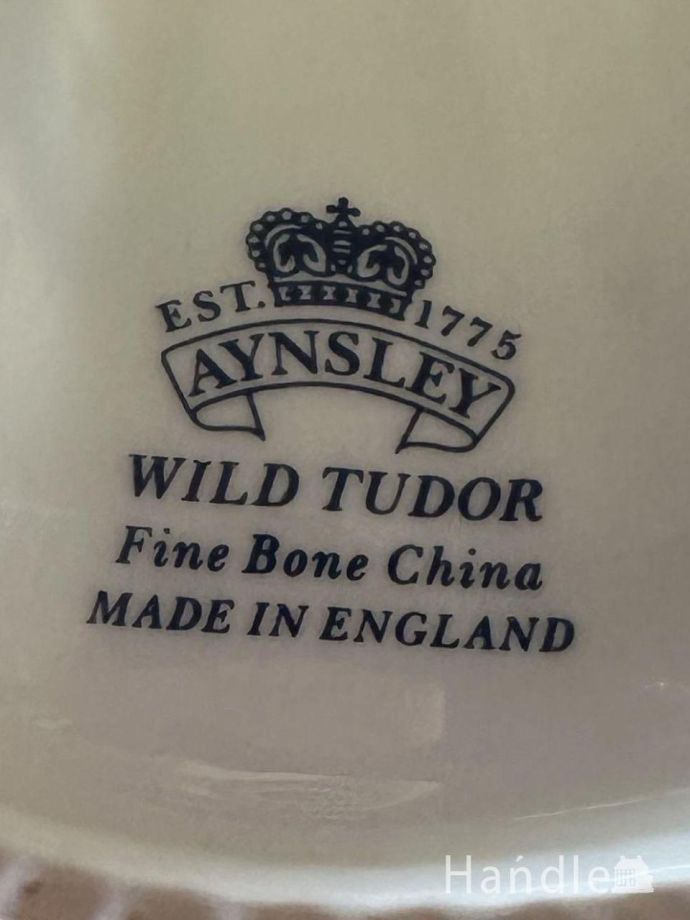 エインズレイのバックスタンプ