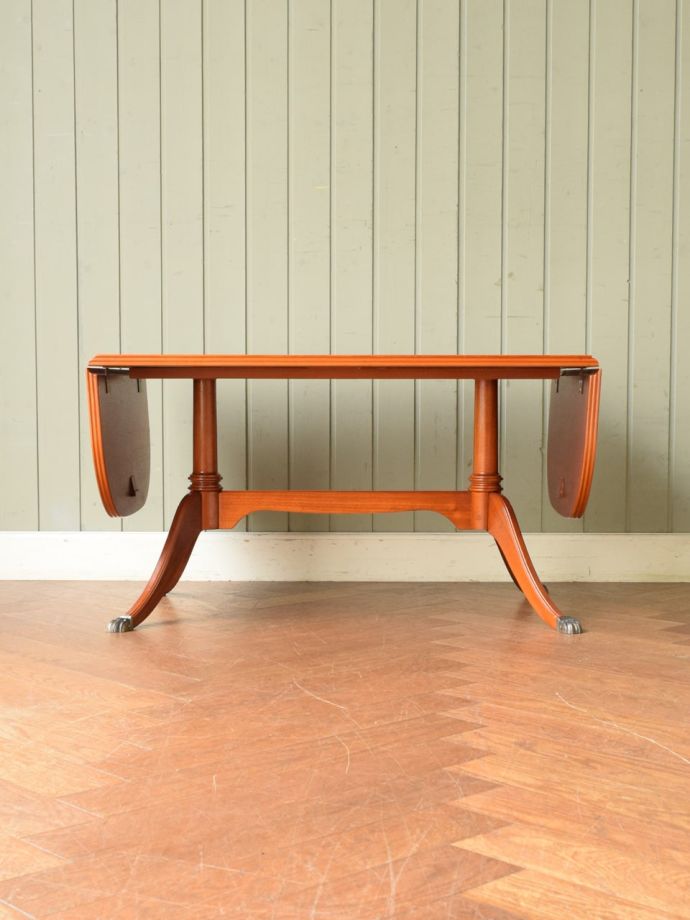 畳んだ時のバタフライテーブル