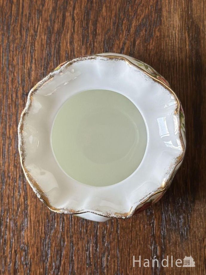 英国アンティークのフラワーポット、 ロイヤルアルバート社オールド