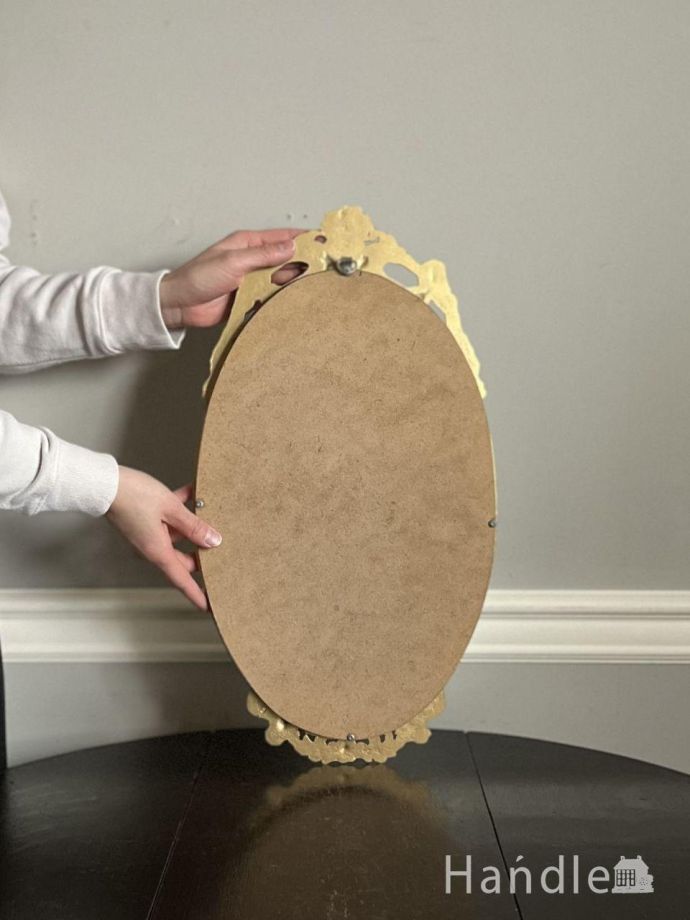 アンティークミラーの裏側