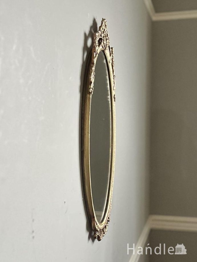 アンティークミラーの側面