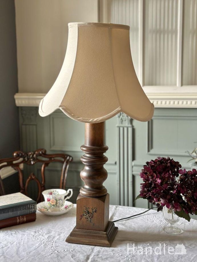 アンティークの照明、テーブルランプ